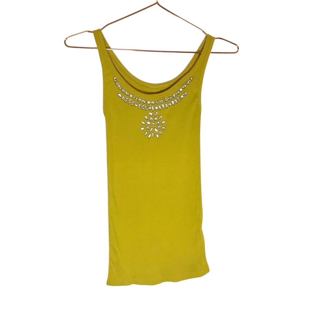 New York & Company tank with bling XS